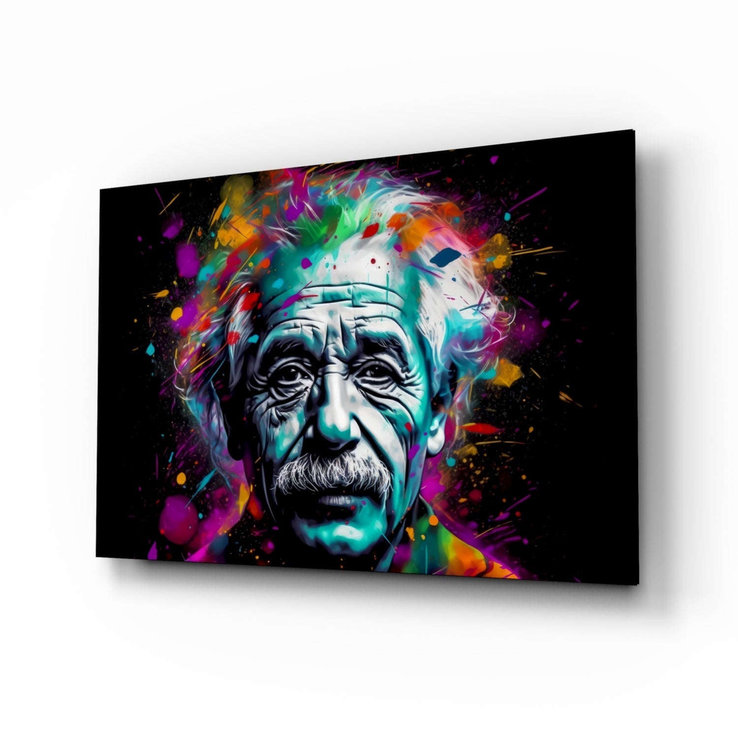 Iconic Physicist Glass Wall Art || Designer Collection Otarealm