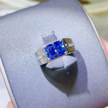 2 Carat Moissanite 925 Sterling Silver Ring Otarealm