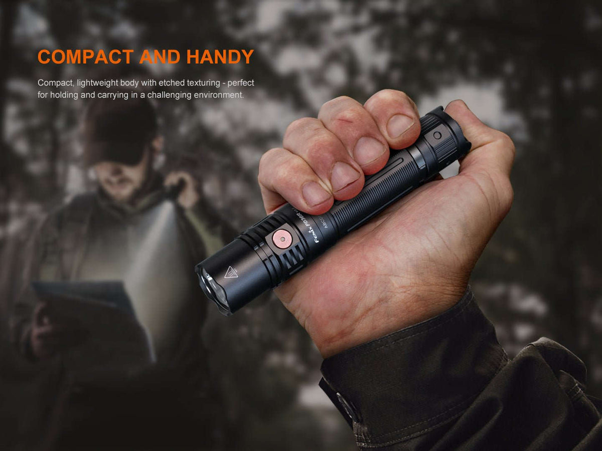 Fenix PD36R V2 Compact Rechargeable Tactical Flashlight - 1700 Lumens Otarealm