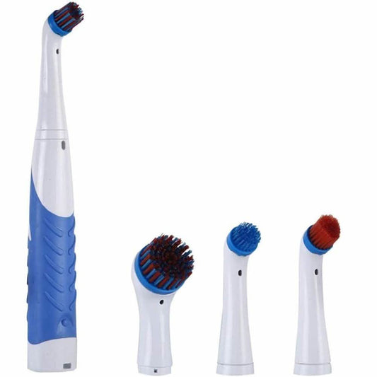 Electric Cleaning Brush with Household All Purpose 4 Brush Heads Otarealm