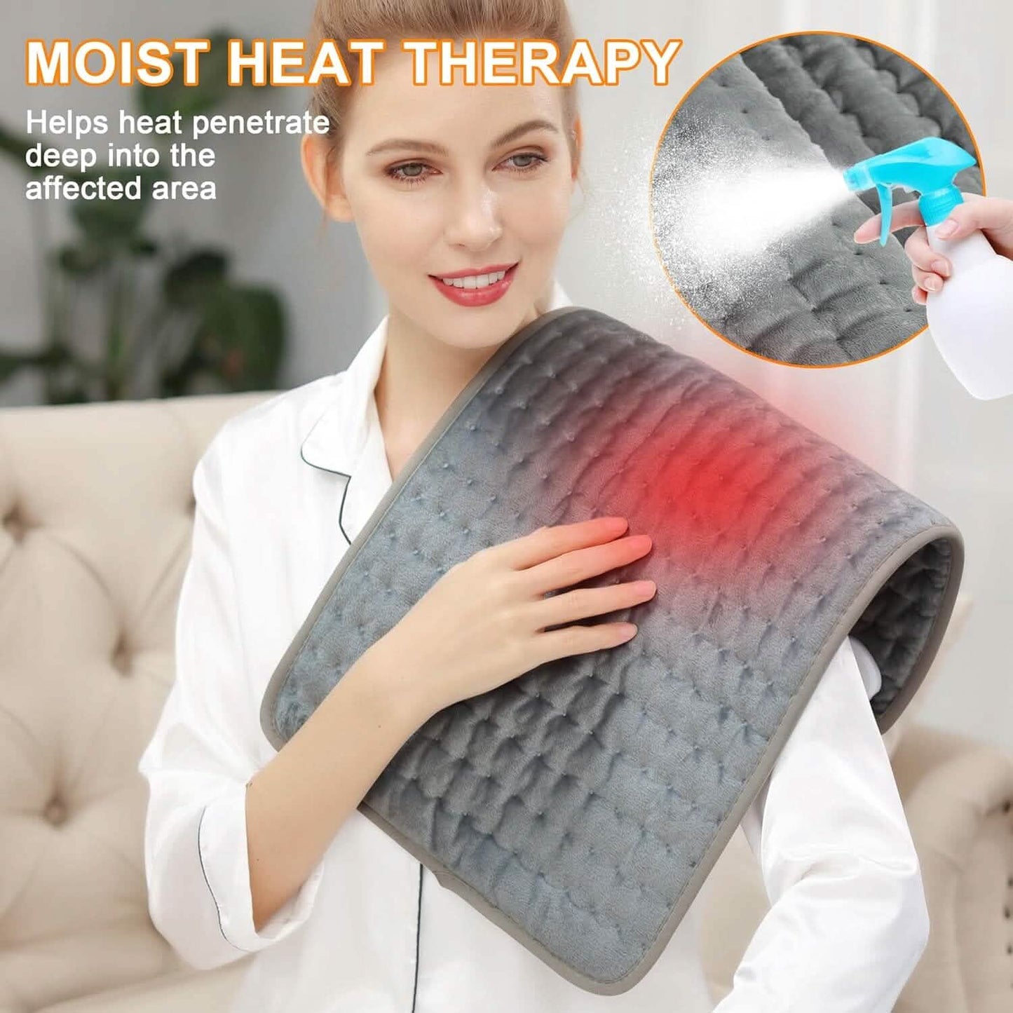 Electric Heating Pads for Body Pain Relief Otarealm