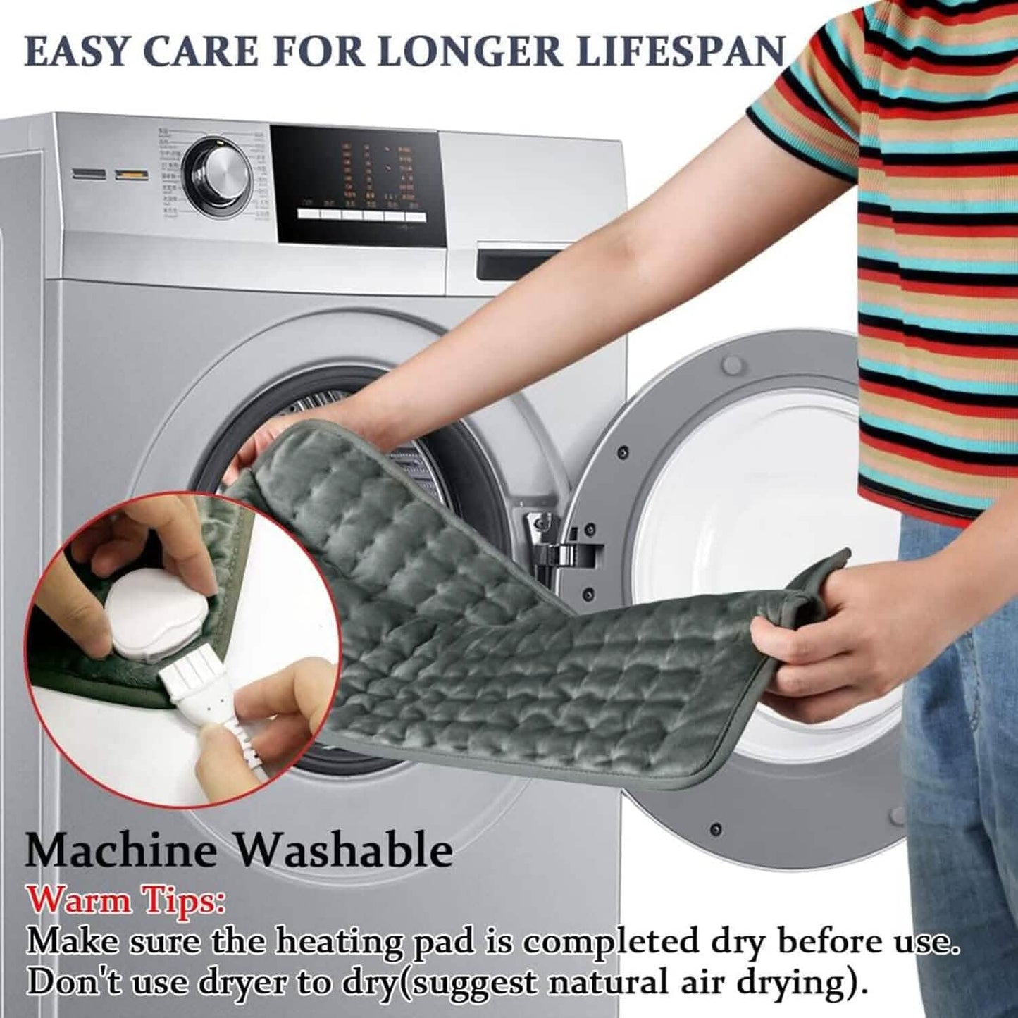 Electric Heating Pads for Body Pain Relief Otarealm