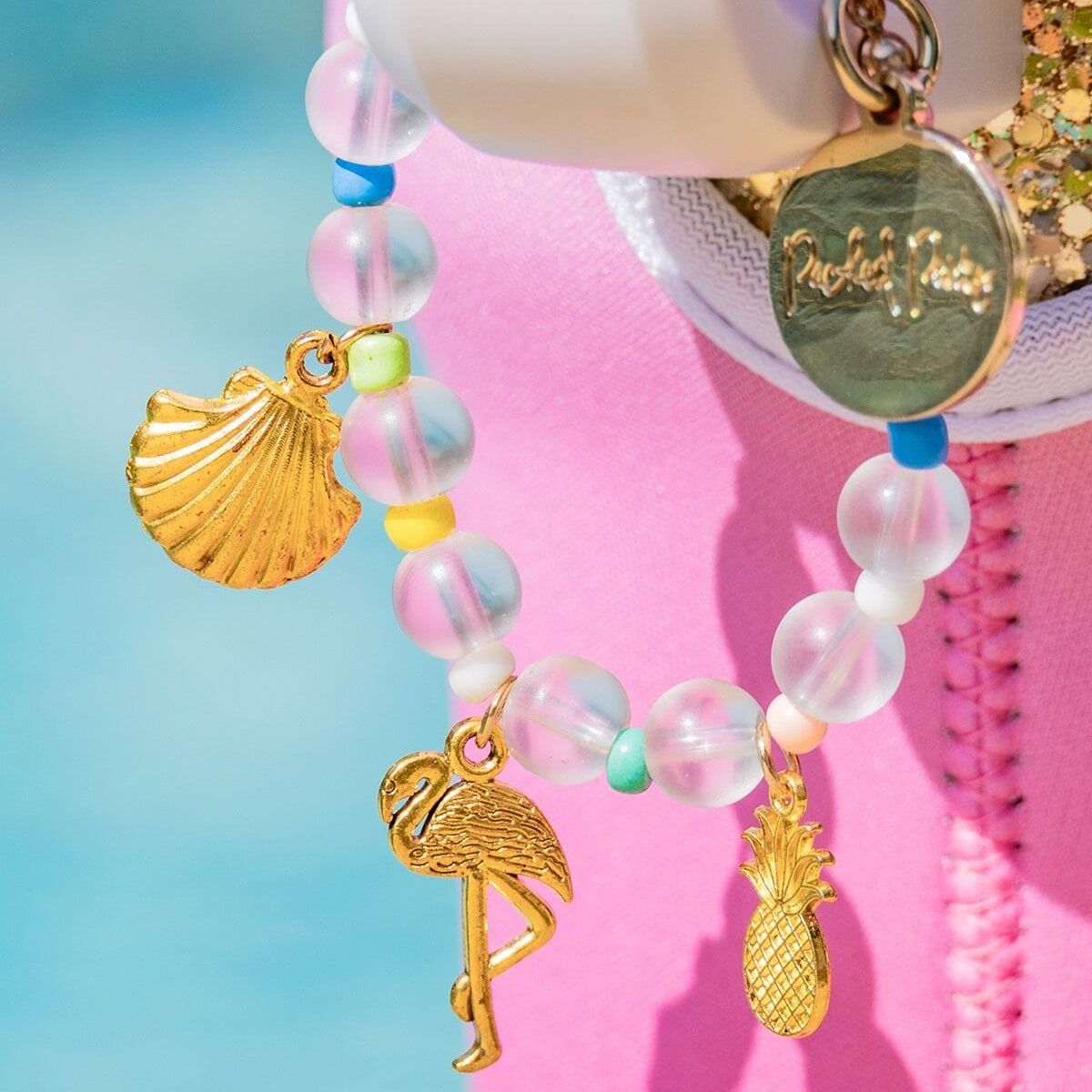 Beaded Summer Drink Charms