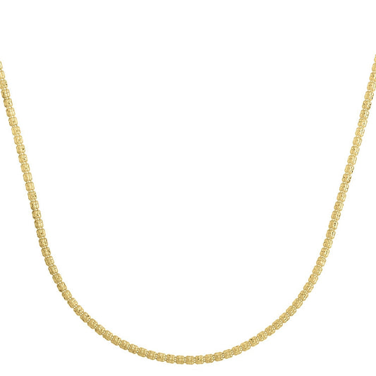 Ice Barrel Chain in 14k Yellow Gold (2.70 mm)