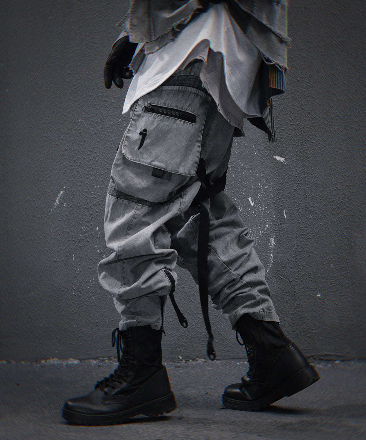 HiP46 Grey NX Cargo Pants Otarealm