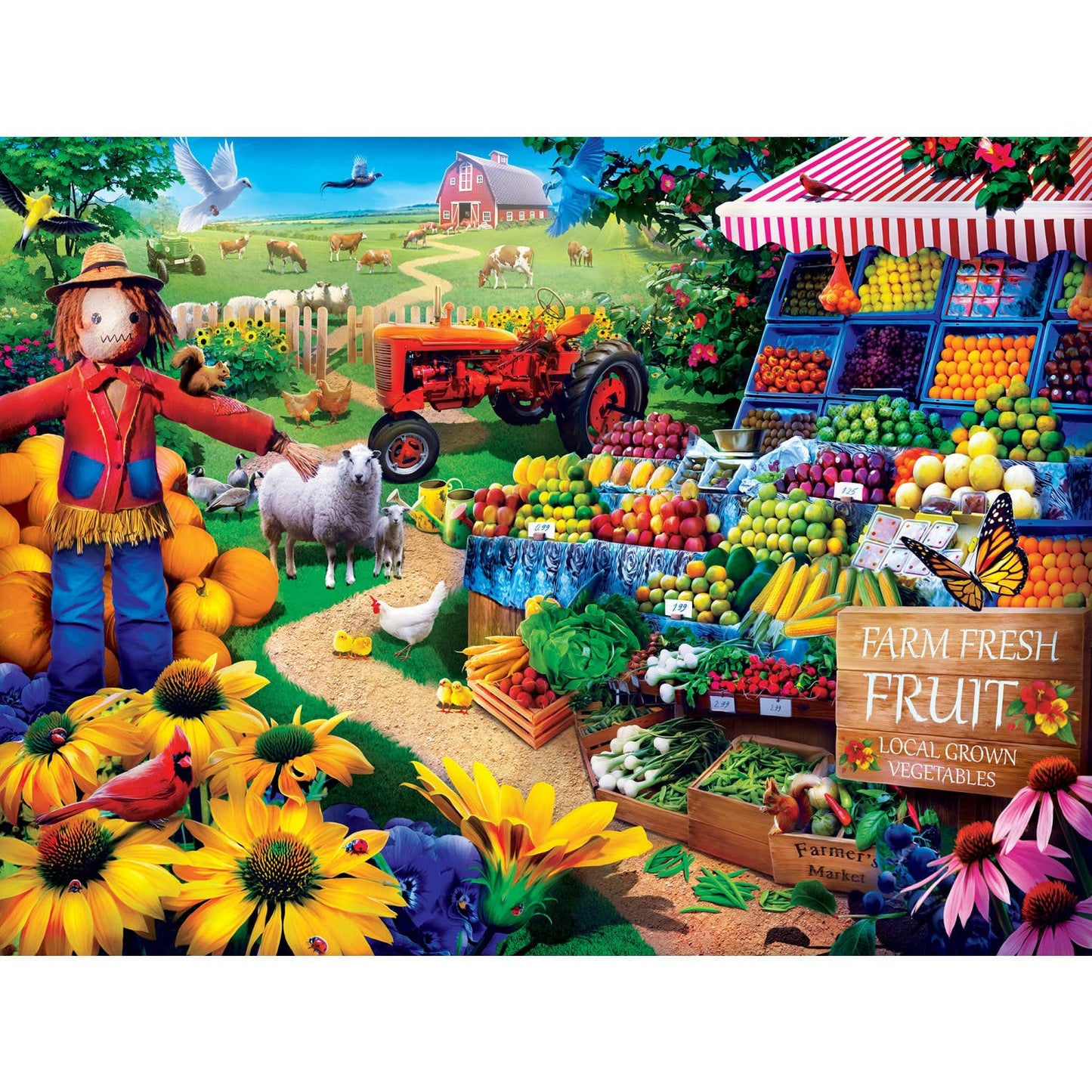 Farmer's Market - Fresh Farm Fruit 750 Piece Puzzle by MasterPieces