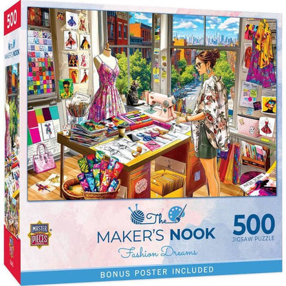 Fashion Dreams 500 Piece Jigsaw Puzzle | Masterpieces