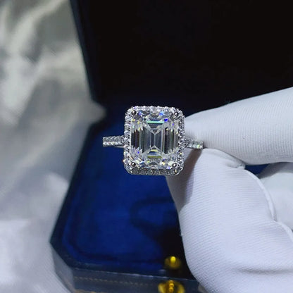 5 Carat Moissanite 925 Sterling Silver Ring