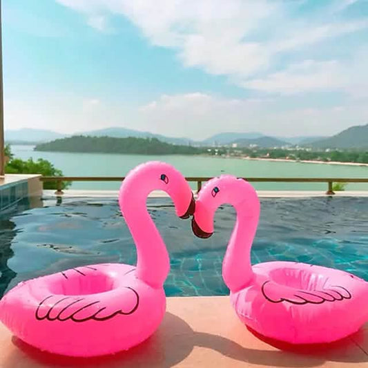 Flamingo Party Floating Sparkling Drink Cup Otarealm