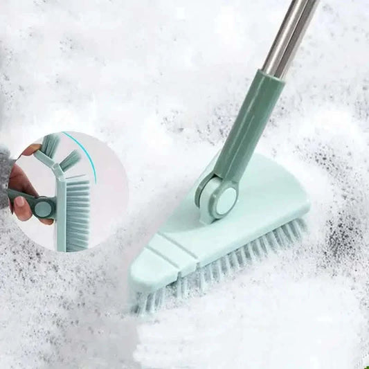 Floor Scrub Brush Long Handle Detachable Stiff Bristles Otarealm