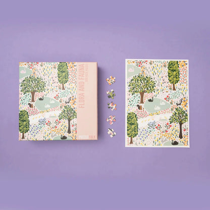 Flora & Fauna 500 Piece Jigsaw Puzzle by Puzzlefolk