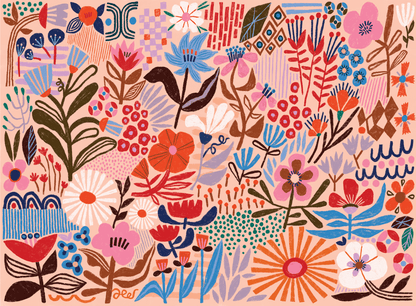 Flower Power 1000 Piece Jigsaw Puzzle | Puzzlefolk