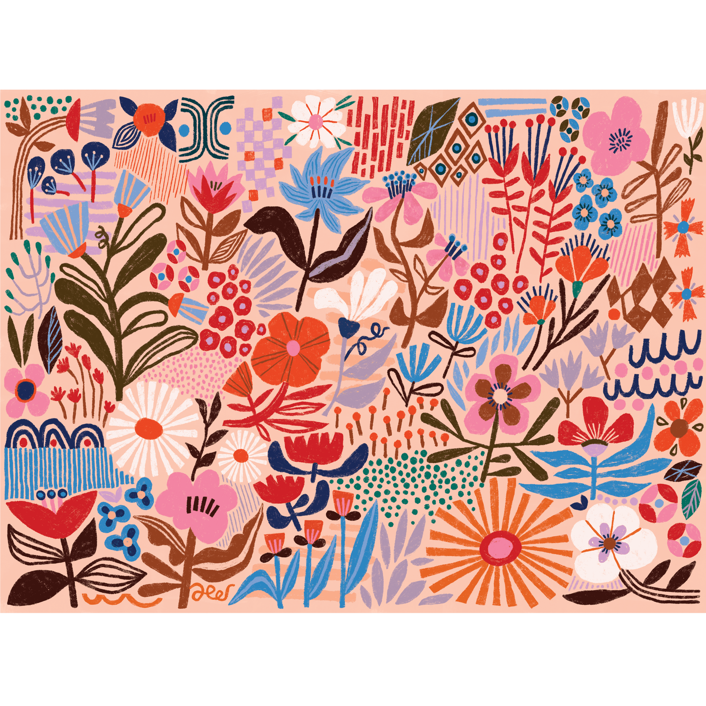 Flower Power 1000 Piece Jigsaw Puzzle | Puzzlefolk