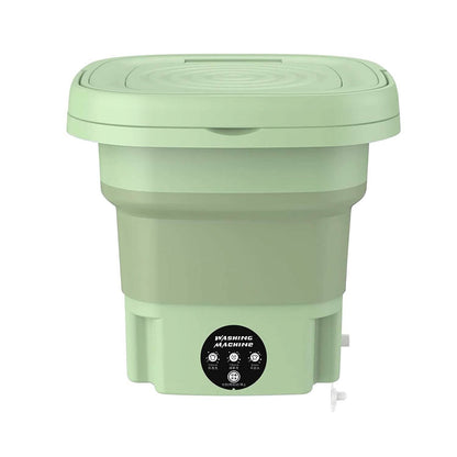 Foldable Laundry Machine with Detachable Drain Basket