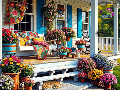 Front Porch 500 Piece Jigsaw Puzzle | Springbok Puzzles