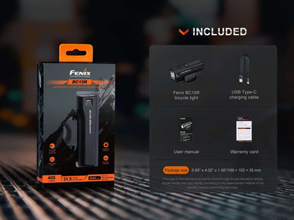 Fenix BC15R Lightweight Rechargeable Bicycle Light Otarealm