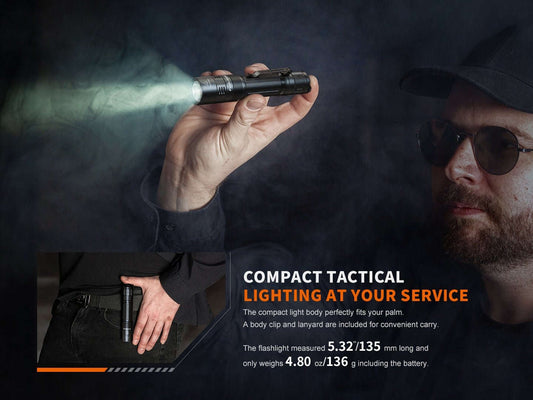 Fenix PD32R Rechargeable Silent Switch LED Flashlight Otarealm