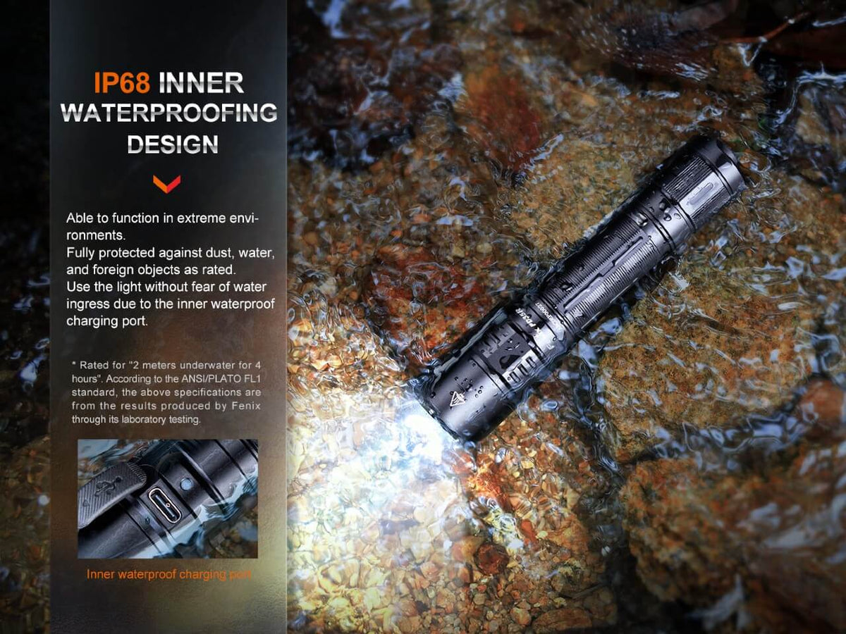 Fenix PD35R Compact Rechargeable Tactical Flashlight Otarealm