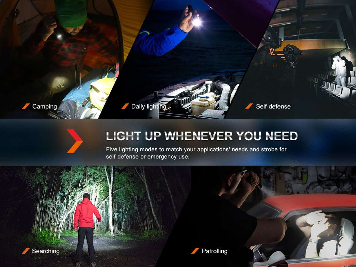 Fenix PD35R Compact Rechargeable Tactical Flashlight Otarealm