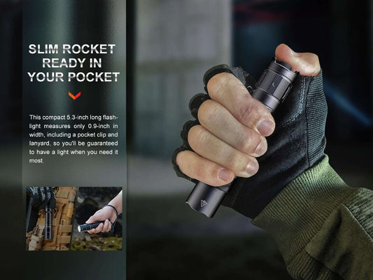 Fenix PD35R Compact Rechargeable Tactical Flashlight Otarealm