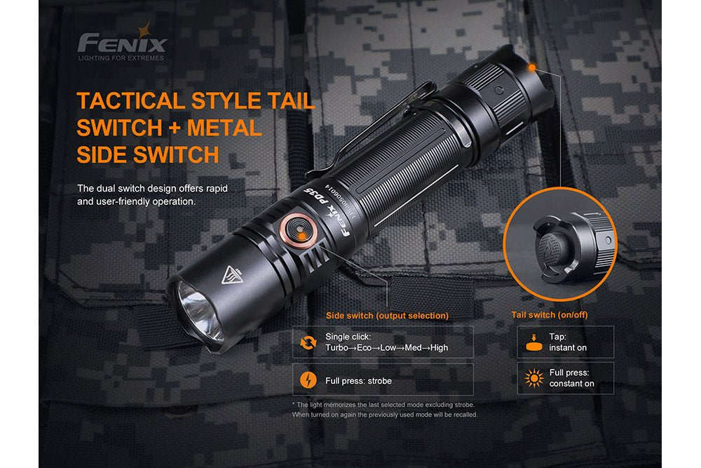 Fenix PD35 V3.0 Everyday Carry Flashlight - 1700 Lumens Otarealm
