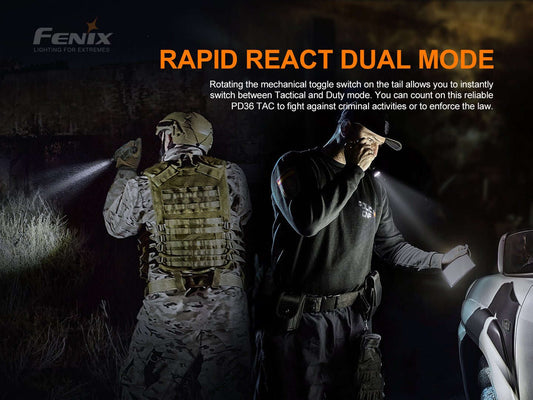Fenix PD36 TAC Tactical Flashlight - 3000 Lumens Otarealm