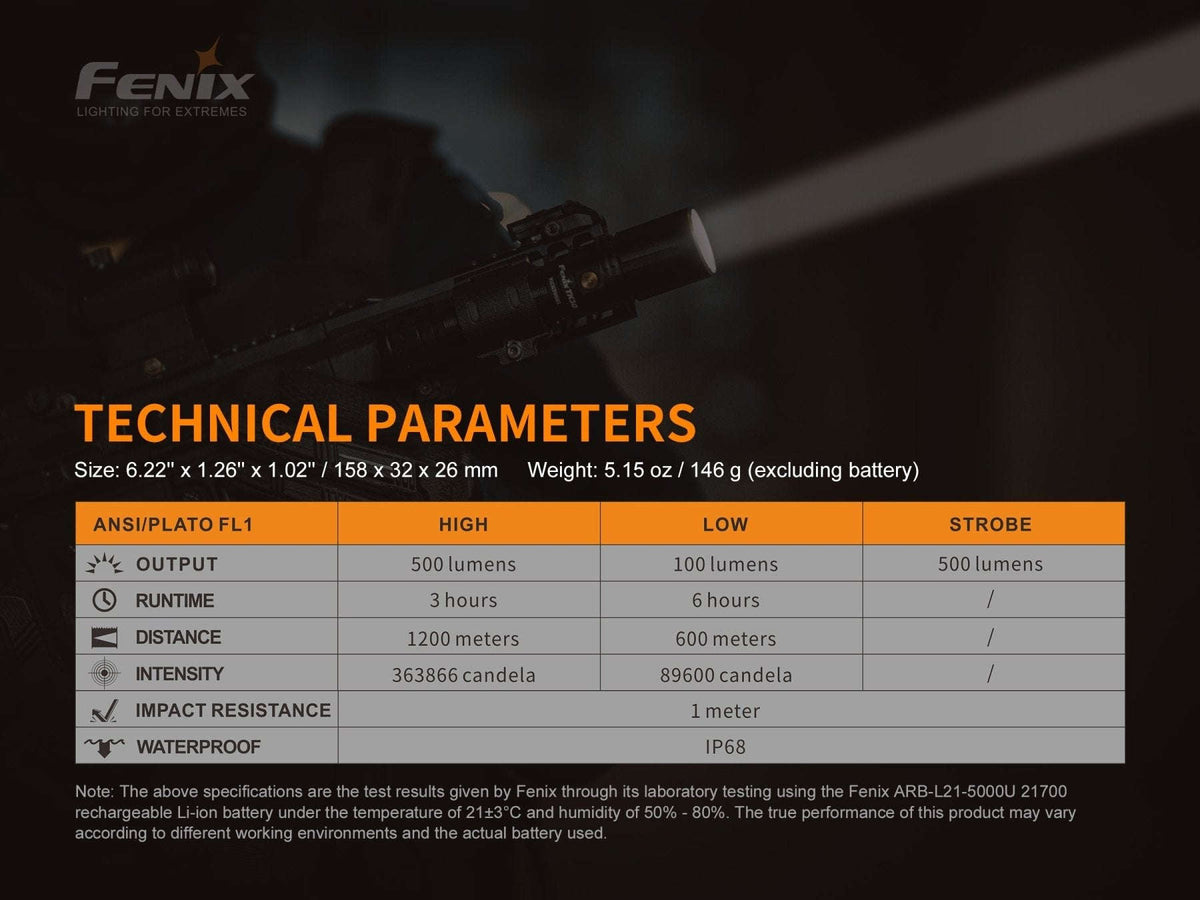 Fenix TK30 White Laser LED Flashlight Otarealm