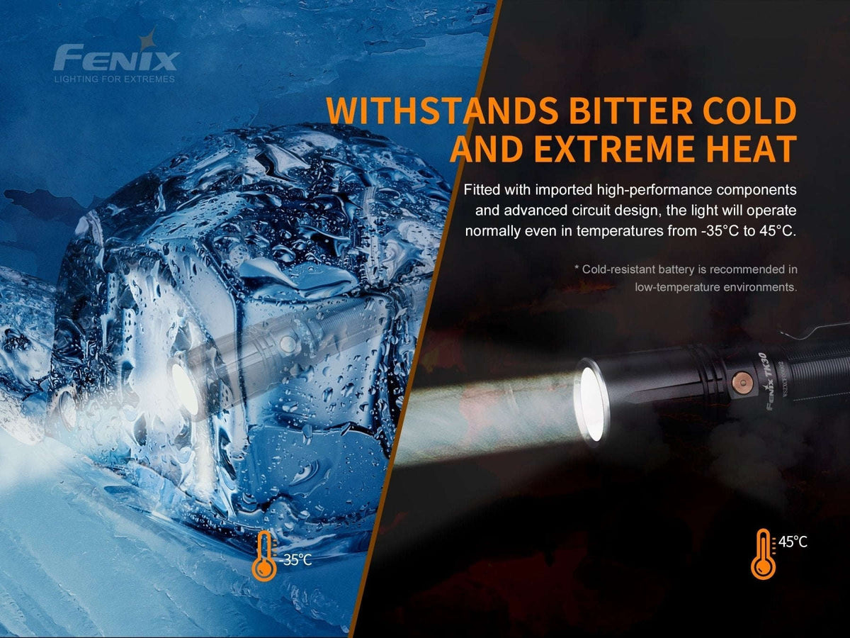 Fenix TK30 White Laser LED Flashlight Otarealm