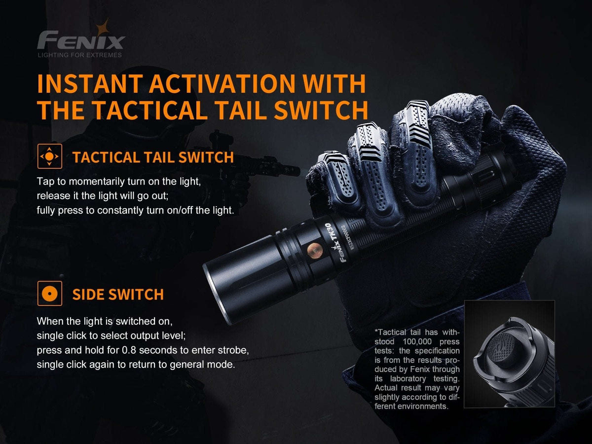 Fenix TK30 White Laser LED Flashlight Otarealm