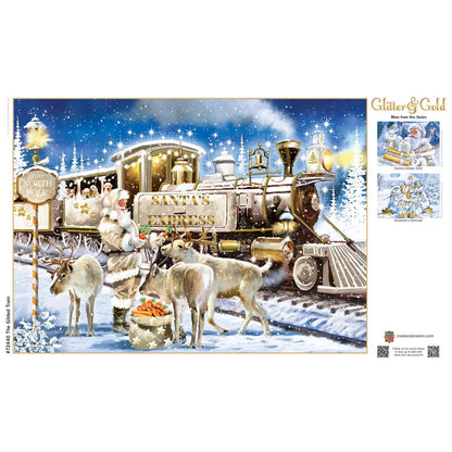 Glitter & Gold - The Gilded Train 1000 Piece Jigsaw Puzzle | Masterpieces Puzzles