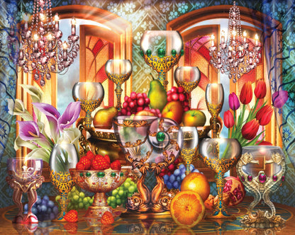 Golden Elegance 1000 Piece Jigsaw Puzzle | Springbok Puzzles