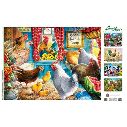 Green Acres - Cluckington Palace 300 Piece EZ Grip Puzzle | Masterpieces