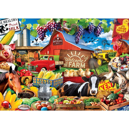 Greetings From the Farm 500 Piece Jigsaw Puzzle by Masterpieces Puzzles