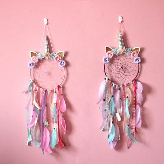 Handmade Feather Dream Catcher Wall Hanging Decoration Otarealm