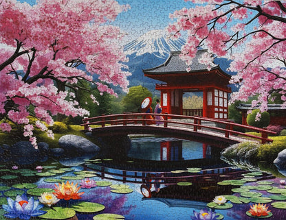 Haru in Japan 1000 Piece Jigsaw Puzzle | Springbok Puzzles