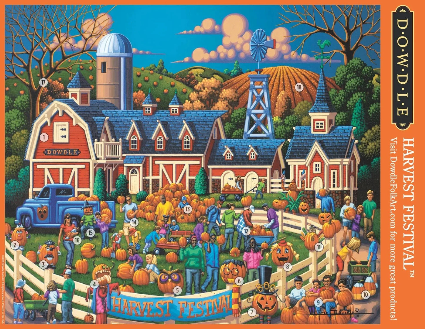 Harvest Festival 500 Piece Jigsaw Puzzle | Dowdle Puzzles