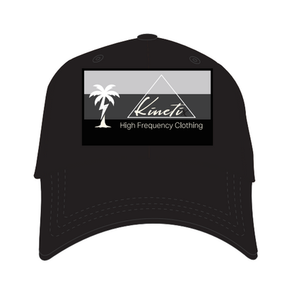 Rising Sun High Frequency Trucker Hat (Black with Gray-Blend patch) Pre-sale