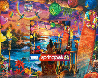 Hawaiian Oasis 1000 Piece Jigsaw Puzzle by Springbok Puzzles
