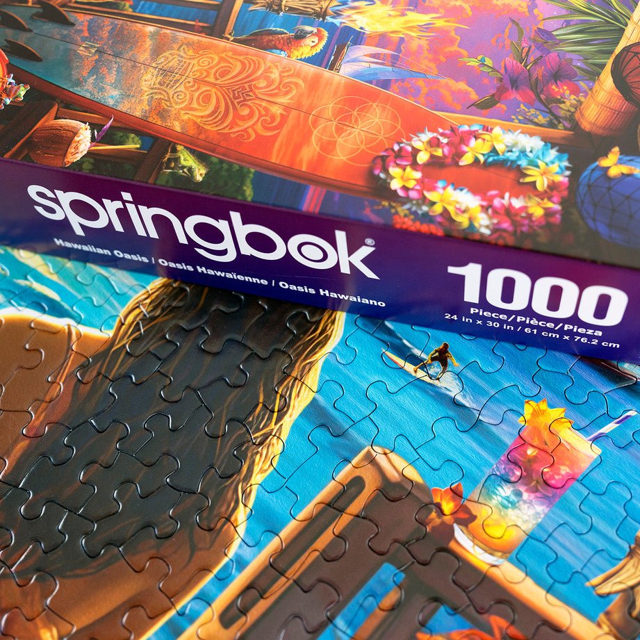 Hawaiian Oasis 1000 Piece Jigsaw Puzzle by Springbok Puzzles