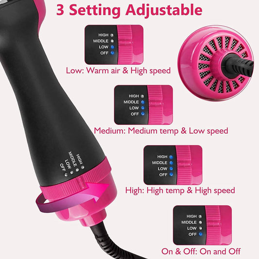 HIPPIH Hot Air Brush Styler and Dryer Otarealm