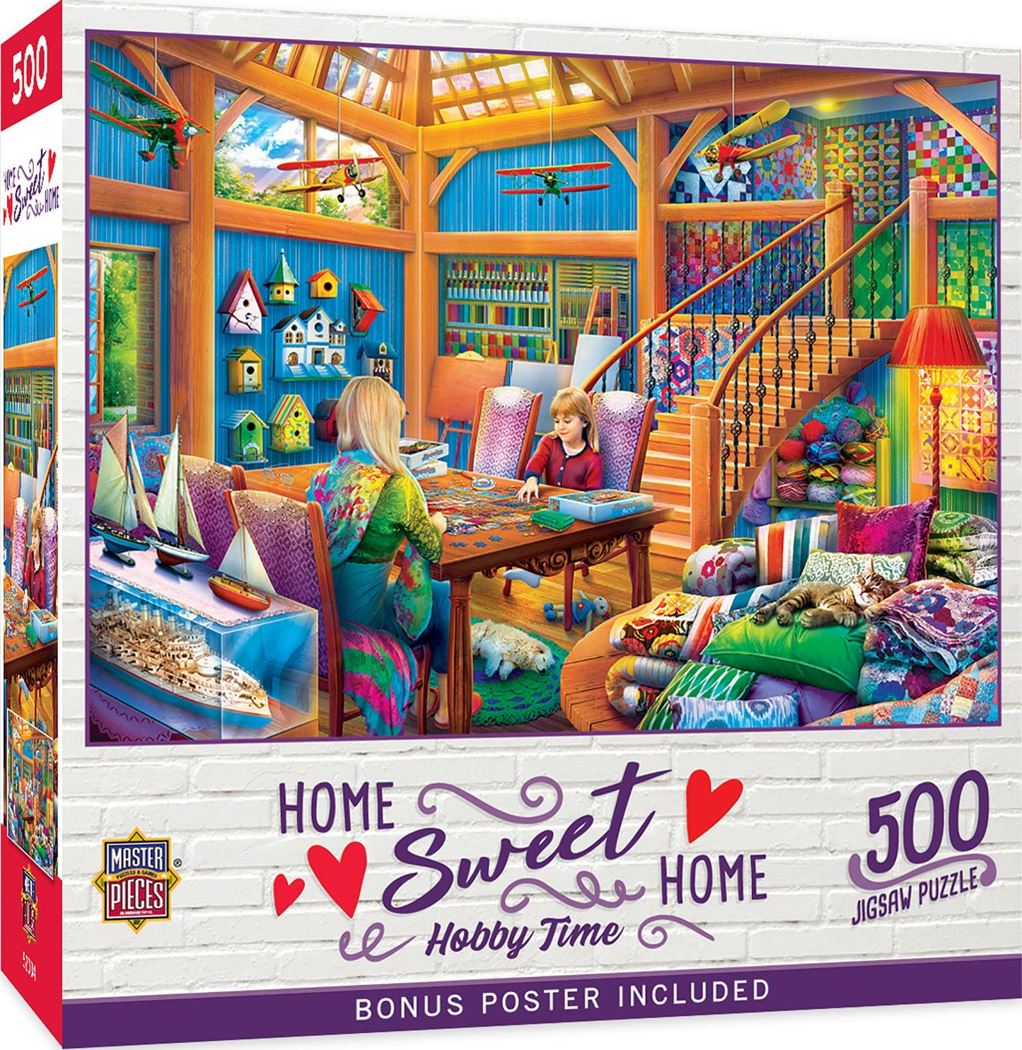 Home Sweet Home - Hobby Time 500 Piece Jigsaw Puzzle | Masterpieces Puzzles