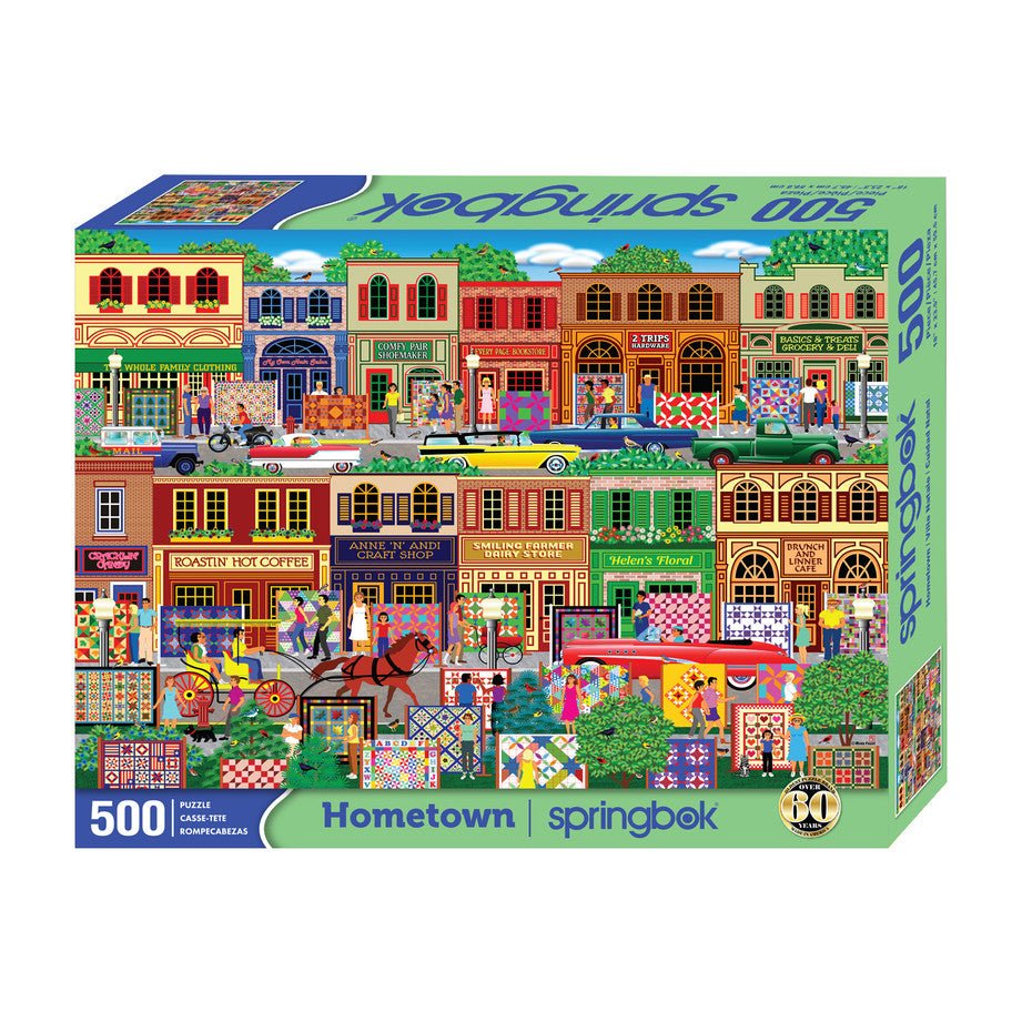 Hometown 500 Piece Jigsaw Puzzle by Springbok Puzzles