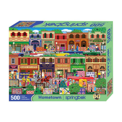 Hometown 500 Piece Jigsaw Puzzle by Springbok Puzzles