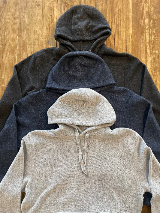 Half Moon Hoodie Bundle (Heather Black, Heather Navy, and White Pepper) $44 SAVINGS