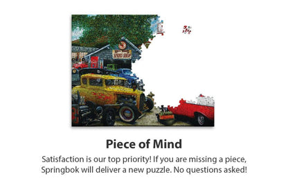 Hot Rod Cafe 1000 Piece Jigsaw Puzzle by Springbok Puzzles