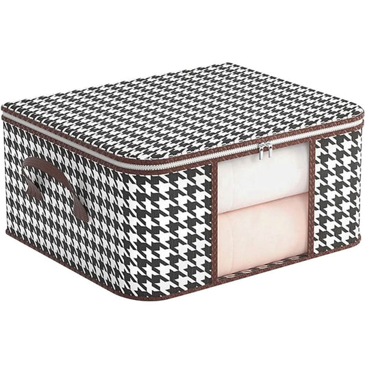 Houndstooth Large Storage Bag Otarealm