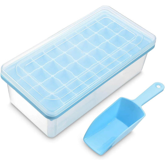 Ice Cube Tray with Lid and Bin Otarealm