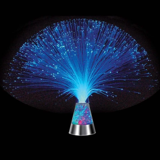 Ice Fiber Optic Light with Color-changing Crystal Base Otarealm