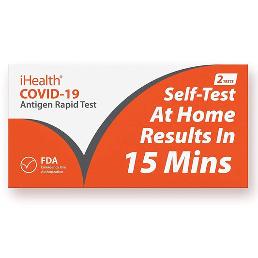 iHealth COVID-19 Antigen Rapid Test - Includes 2 Tests Otarealm
