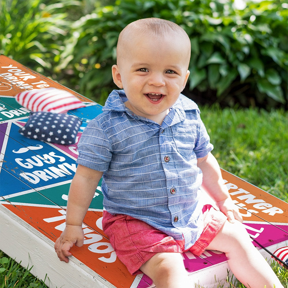 Drinking Game 1 - Cornhole Board Wrap - Set of 2